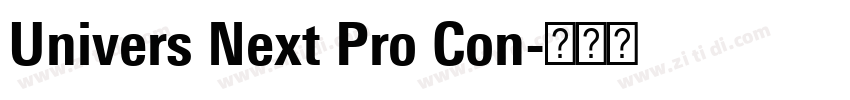 Univers Next Pro Con字体转换